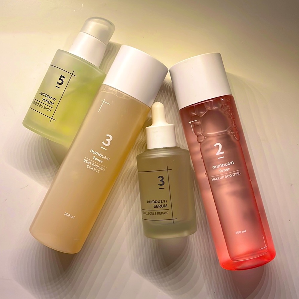 Numbuzin (Numbuz:n) #5, #3 Serum and #3, #2 Toner
